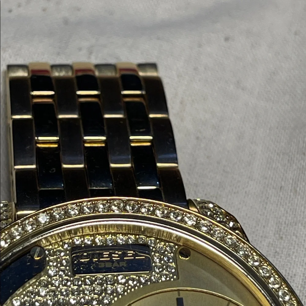 Diesel Mini Daddy men’s stainless steel Watch with Crystal Detailing